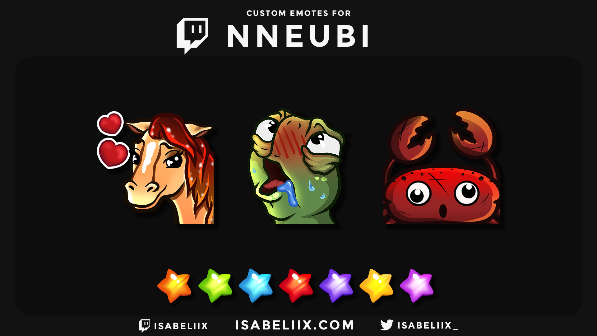 Neubi emotes and Sub badges